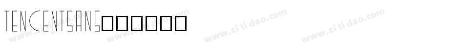 tencentsans字体转换