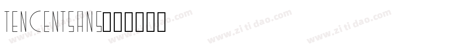 tencentsans字体转换