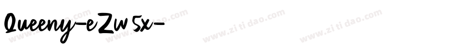 Queeny-eZw5x字体转换