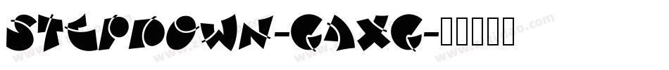 StepDown-GAXG字体转换
