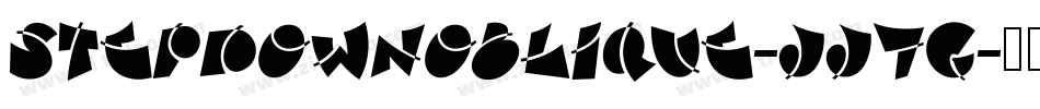 StepDownOblique-jJ7G字体转换