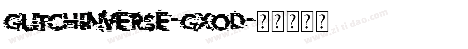 GlitchInverse-GxOD字体转换
