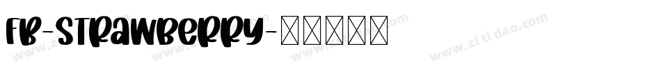 FB-Strawberry字体转换