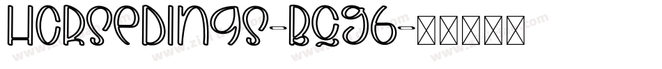 Horsedings-Bq9G字体转换