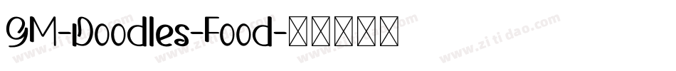 GM-Doodles-Food字体转换