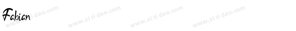 Fabian字体转换