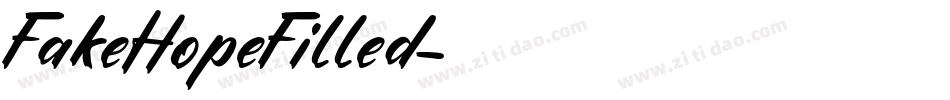 FakeHopeFilled字体转换