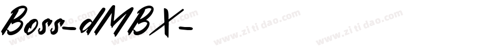 Boss-dMBX字体转换