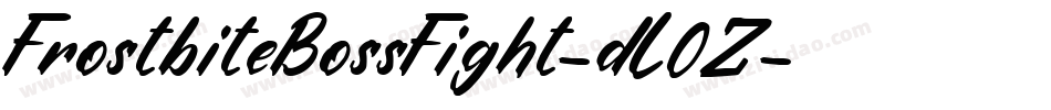 FrostbiteBossFight-dL0Z字体转换