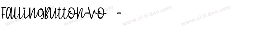 FallingButton-vo49字体转换