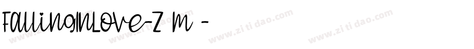 FallingInLove-z4m4字体转换