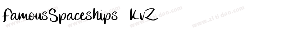 FamousSpaceships2-1KvZ字体转换