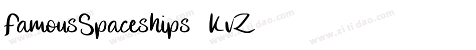 FamousSpaceships2-1KvZ字体转换