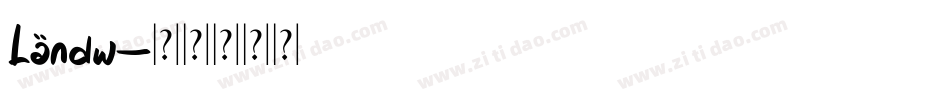 Landw字体转换