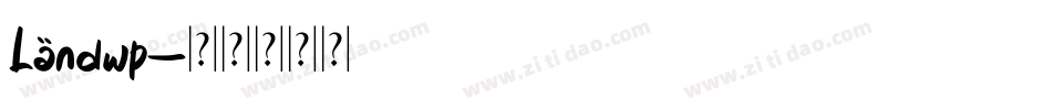 Landwp字体转换