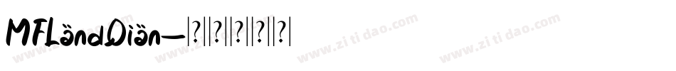 MFLandQian字体转换