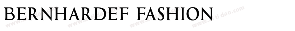 BernhardEF-Fashion字体转换