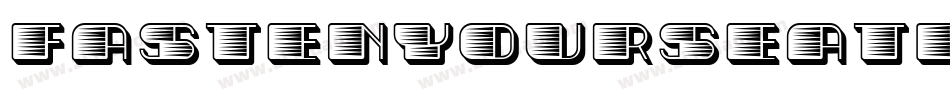 FastenyourseatbeltcleanReg-oyyV字体转换