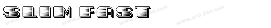 Slim-fast字体转换