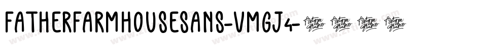 FatherFarmhouseSans-vmgJ4字体转换