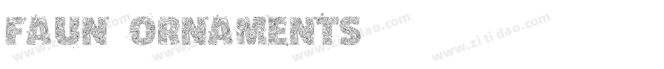 Faun-Ornaments字体转换