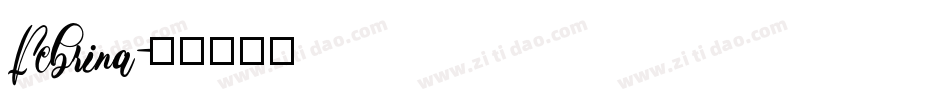 Febrina字体转换