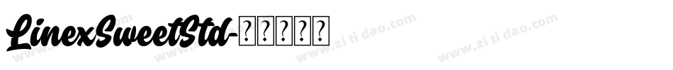 LinexSweetStd字体转换
