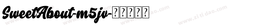 SweetAbout-m5jv字体转换