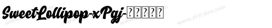 SweetLollipop-xPgj字体转换