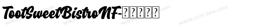 TootSweetBistroNF字体转换