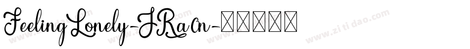 FeelingLonely-JRa0n字体转换