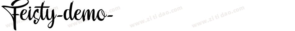 Feisty-demo字体转换