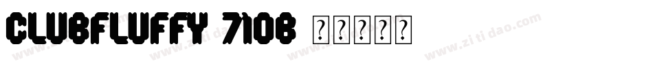 ClubFluffy-710B字体转换