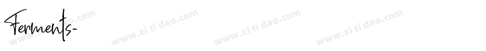 Ferments字体转换