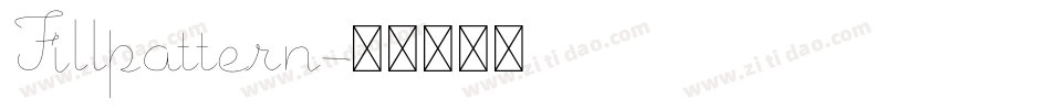 Fillpattern字体转换