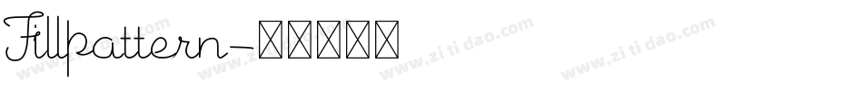 Fillpattern字体转换