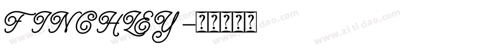 FINCHLEY字体转换