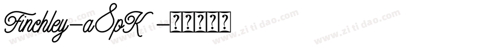 Finchley-a8pK字体转换