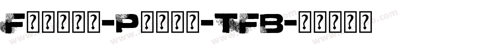 Finger-Print-TFB字体转换