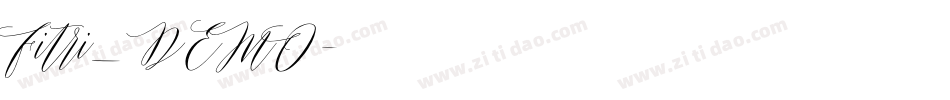 Fitri_DEMO字体转换