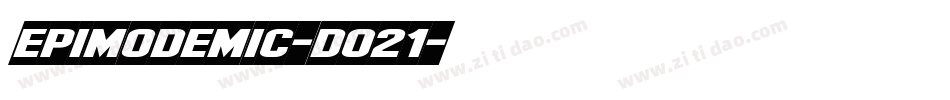 Epimodemic-DO21字体转换