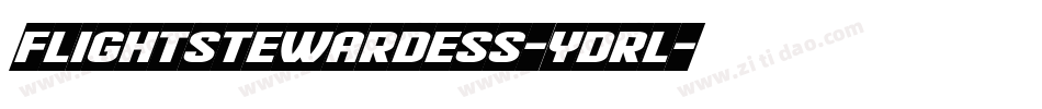 FlightStewardess-YdrL字体转换