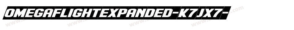 OmegaFlightExpanded-K7Jx7字体转换