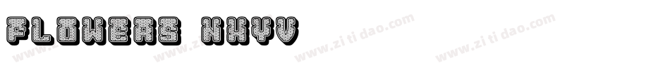 Flowers1-nXyV字体转换