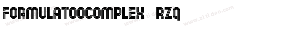 FormulaTooComplex2-6Rzq字体转换
