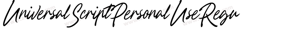 UniversalScriptPersonalUseRegular-zKMX字体转换 UniversalScriptPersonalUseRegular-zKMX字体转换