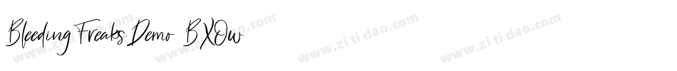 BleedingFreaksDemo-BXOw字体转换