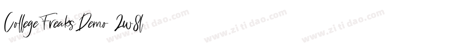 CollegeFreaksDemo-2w8l字体转换