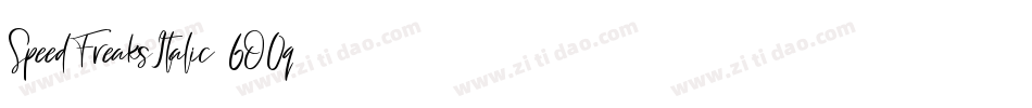 SpeedFreaksItalic-6O0q字体转换