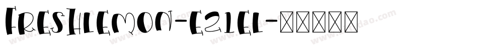 FreshLemon-eZ1el字体转换
